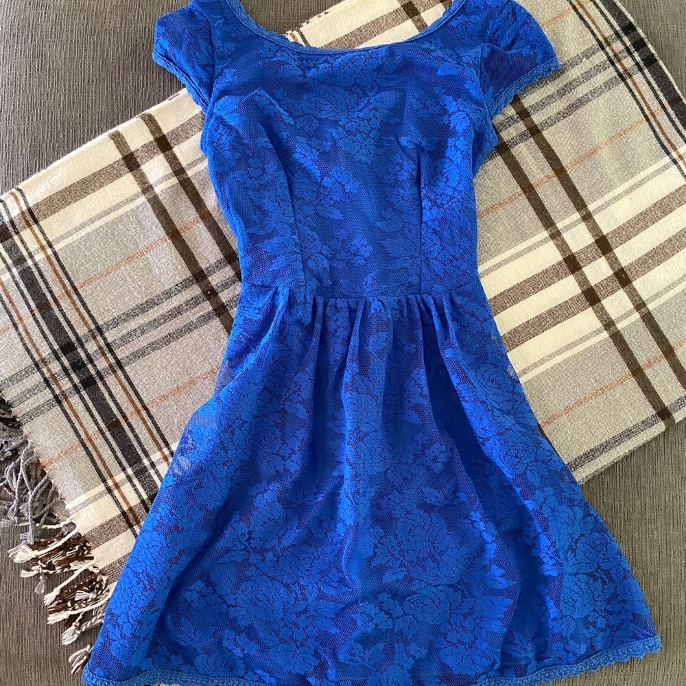 Blue Lace Dress